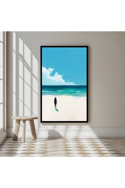 Waves Alone –  Tablo Boyutlarında ve Yüksek Kaliteli Poster