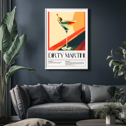 Dirty Martini –  Tablo Boyutlarında ve Yüksek Kaliteli Poster