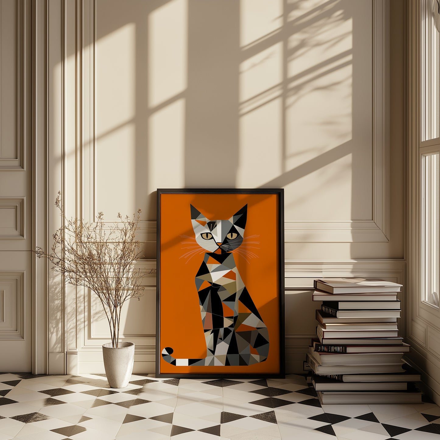 Shapes of a Cat Tablo Boyutlarında ve Yüksek Kaliteli Poster