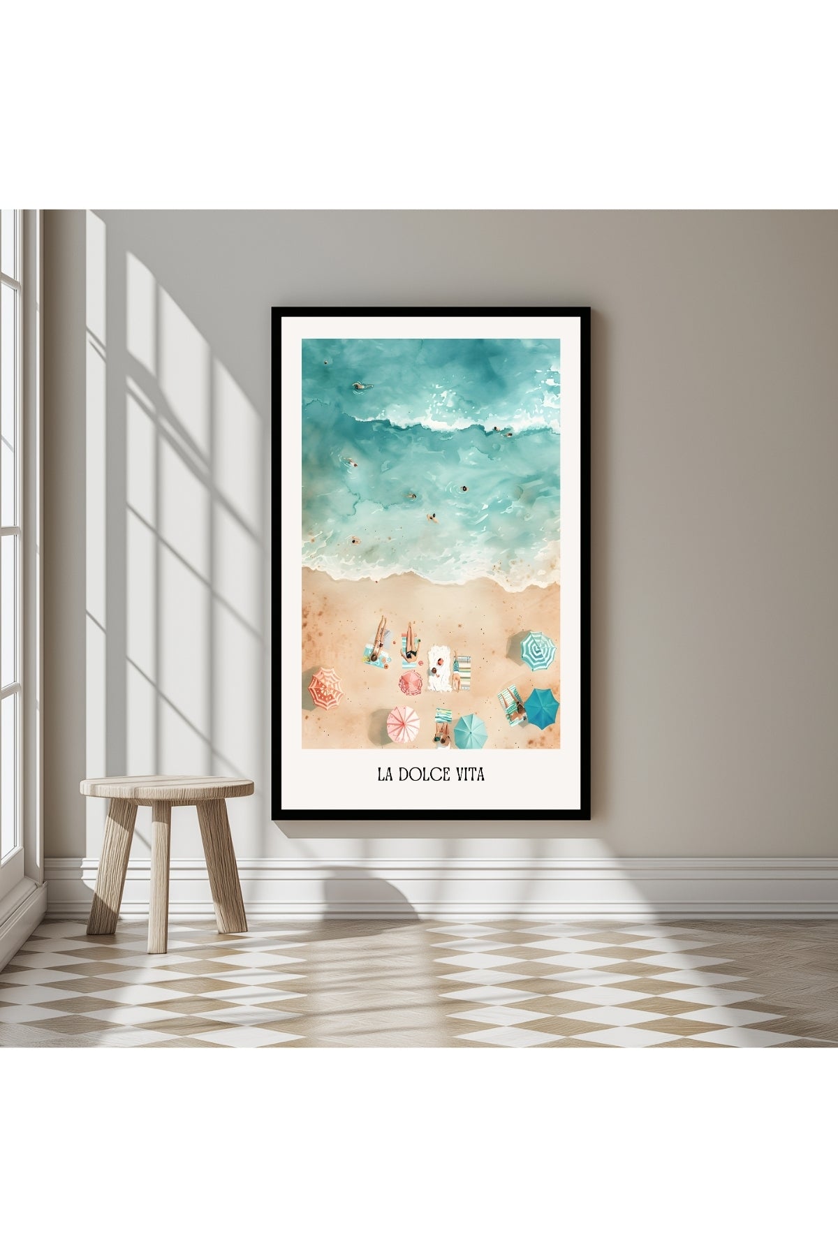 La Dolce Vita Wall Art Print — Italian Sweet Life Quote Poster