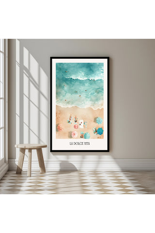 La Dolce Vita Wall Art Print — Italian Sweet Life Quote Poster