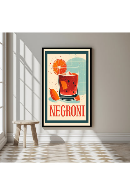 The Negroni –  Tablo Boyutlarında ve Yüksek Kaliteli Poster