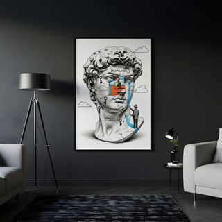 Dream Weaver Morpheus — Surreal David Bust Wall Art Print