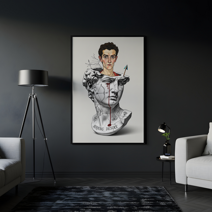 Burning Desire: Schiele Tablo Boyutlarında ve Yüksek Kaliteli Poster