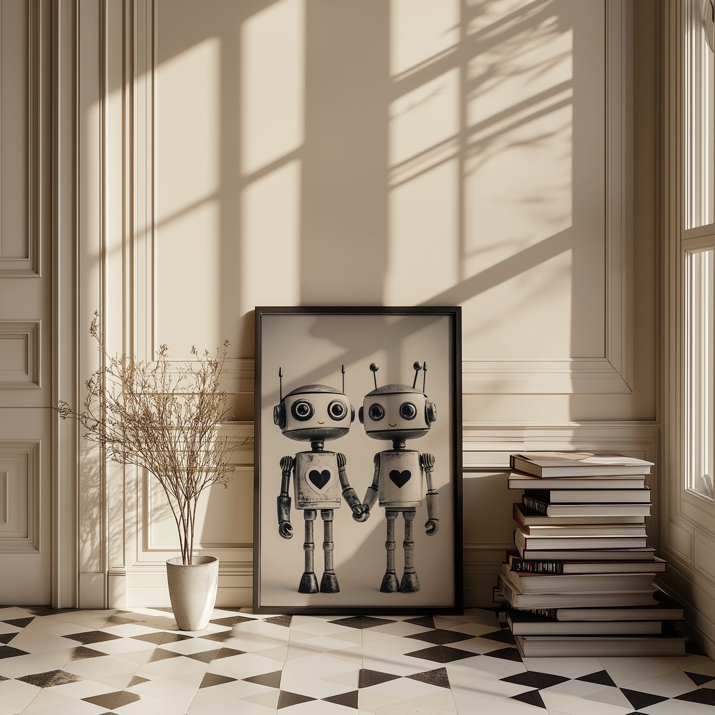 Mechanical Hearts Tablo Boyutlarında ve Yüksek Kaliteli Poster