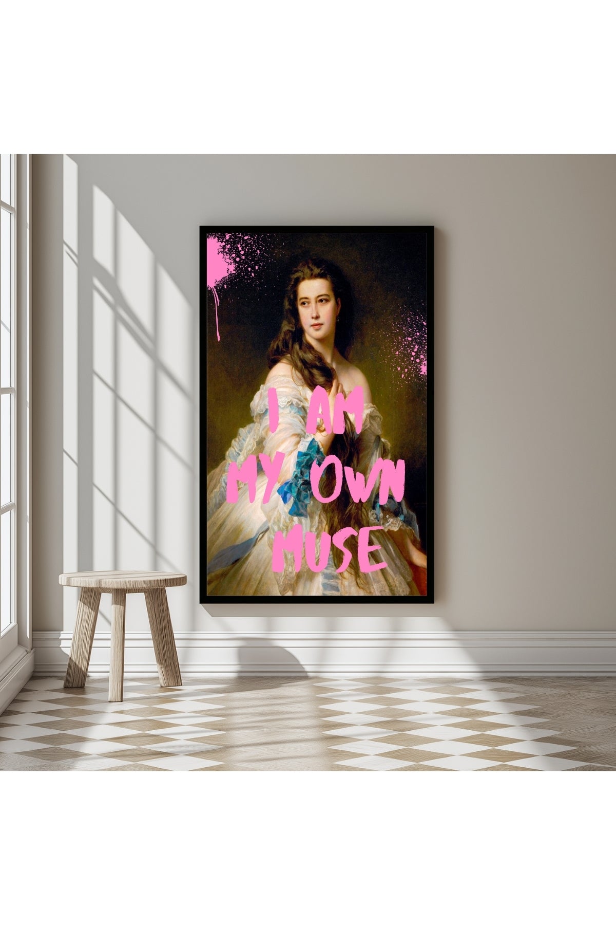 I Am My Own Muse Wall Art Print — Self-Love Empowerment Quote Poster