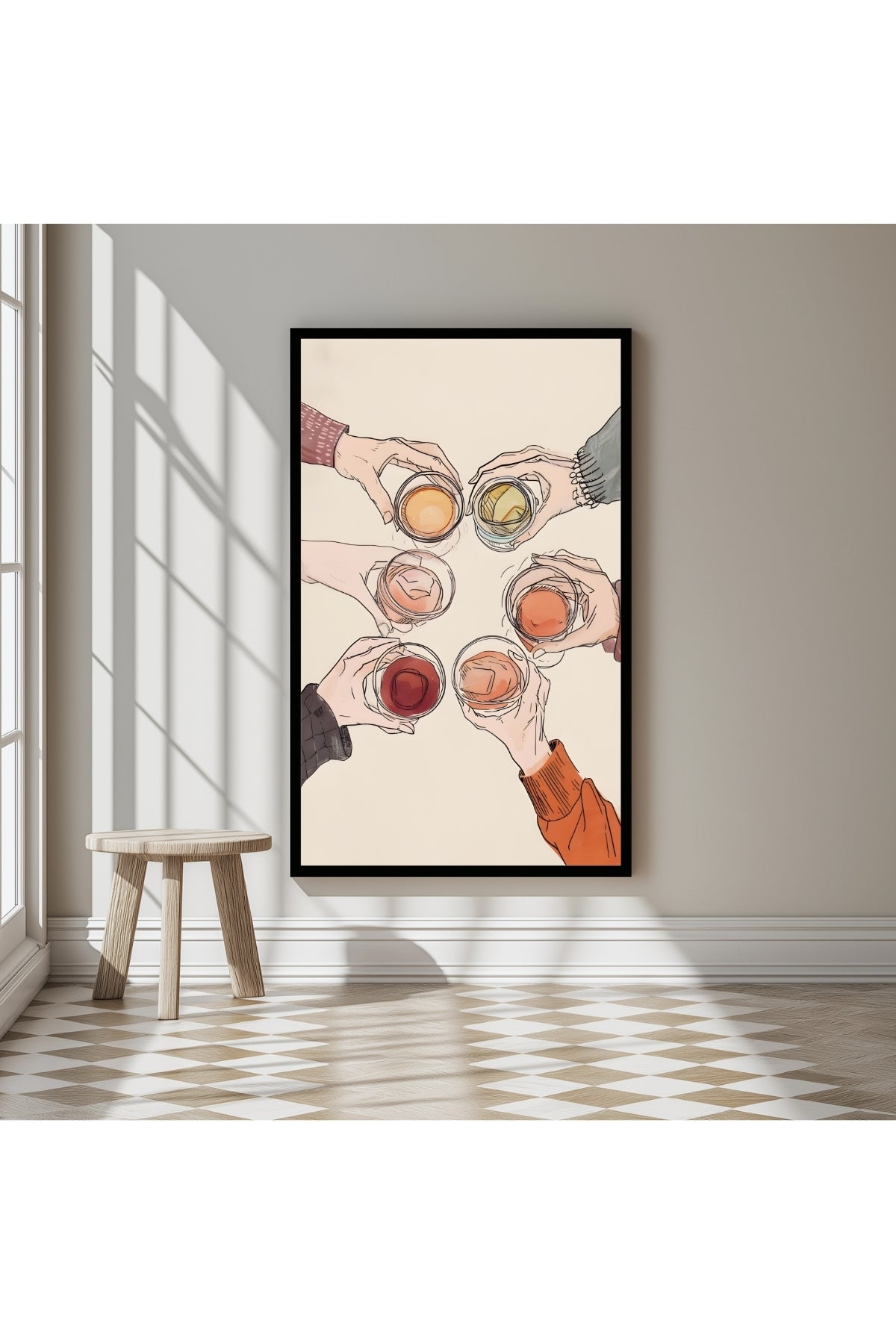 Salude Wall Art Print — Spanish Cheers Toast Quote Poster