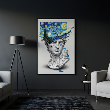 We're All Mad Here: Van Gogh Tablo Boyutlarında ve Yüksek Kaliteli Poster