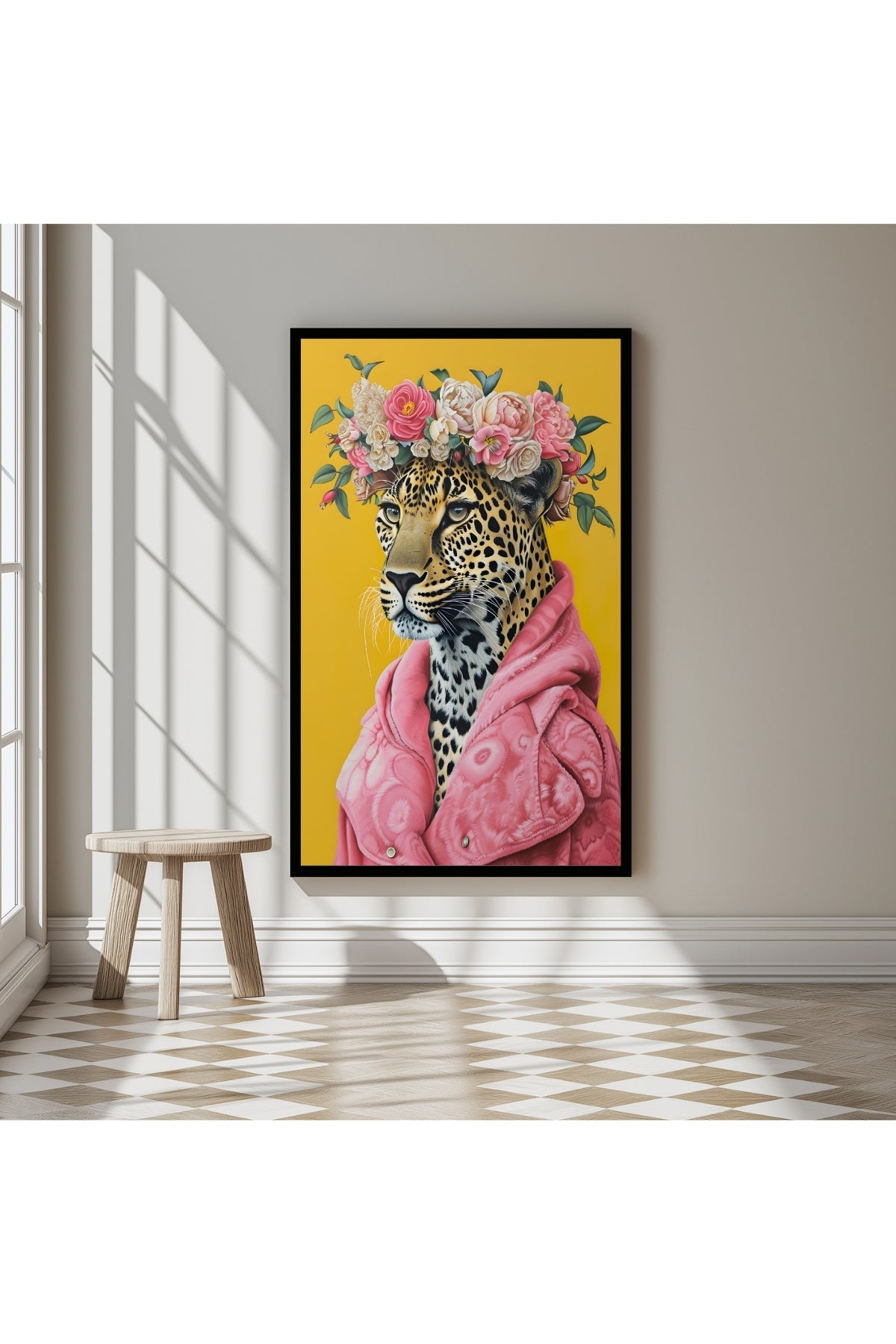 Floral Majesty Wall Art Print — Lush Botanical Bouquet Poster
