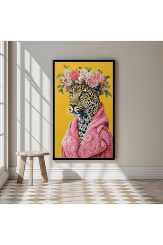 Floral Majesty Wall Art Print — Lush Botanical Bouquet Poster