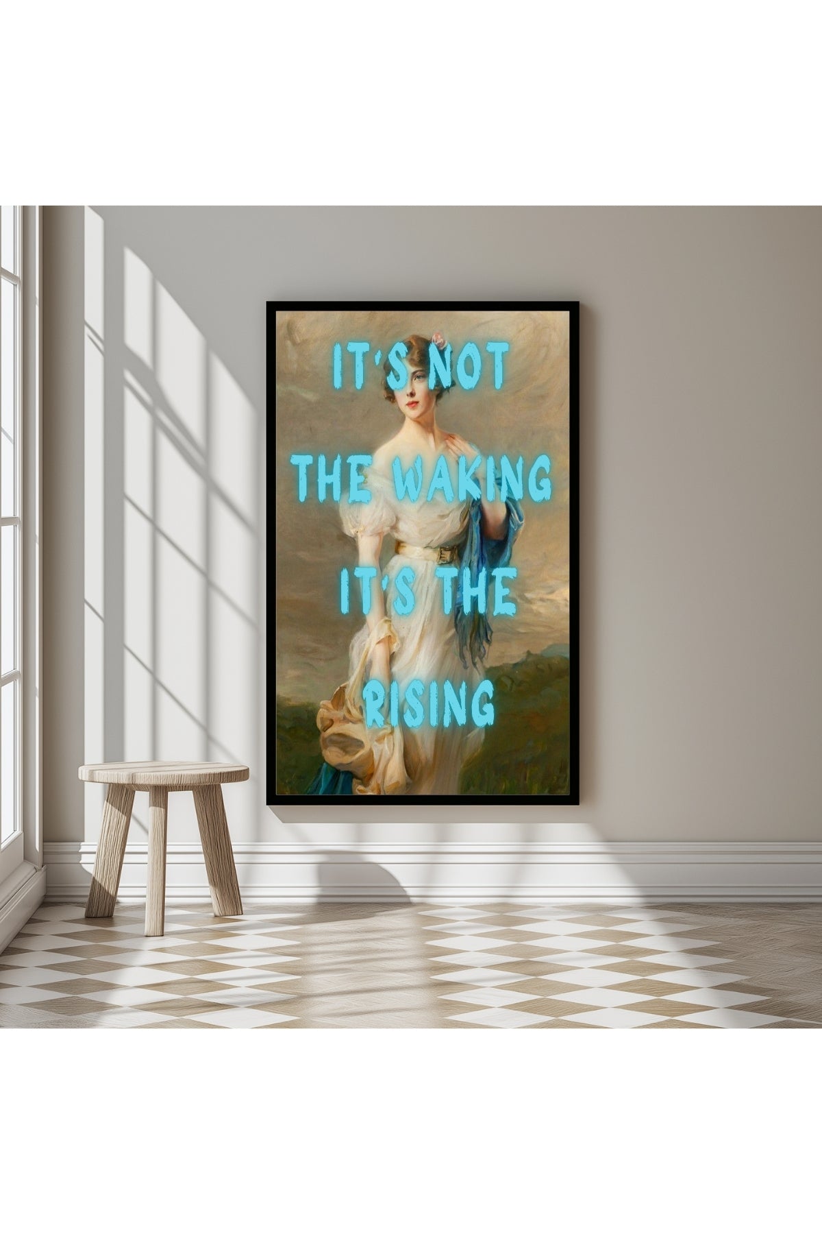 It's the Rising Wall Art Print — Empowering Self-Growth Quote Poster