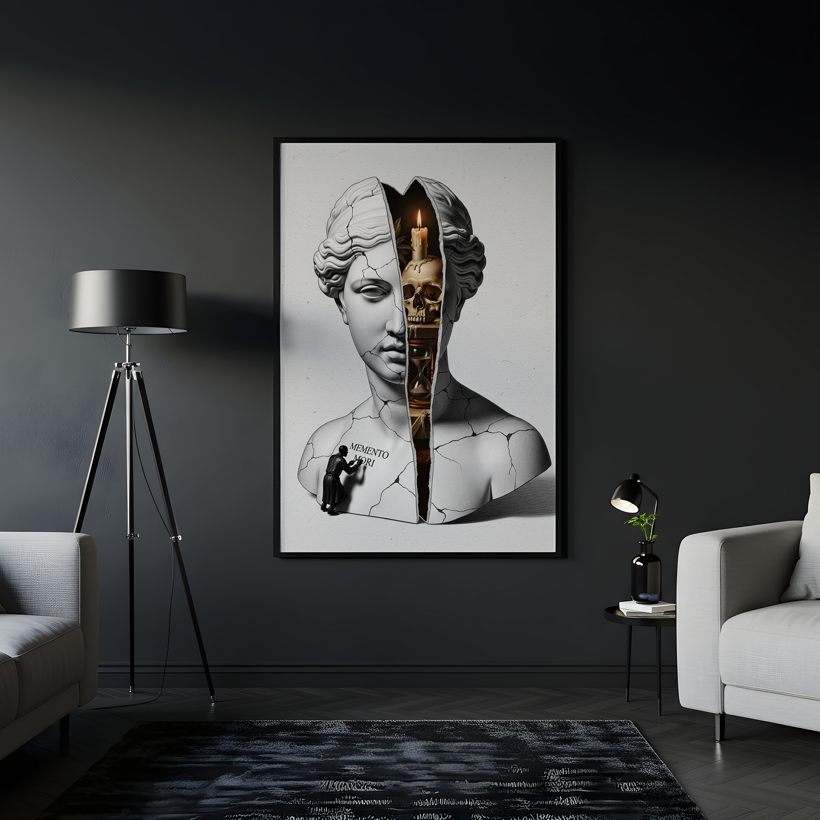 Memento Mori — Surreal Venus Vanitas Wall Art Print