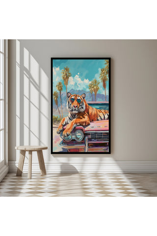Tropical Swagger Wall Art Print — Bold Tropical Aesthetic Poster