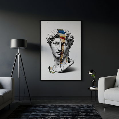 Mozaik - Sürrealist Tablo Boyutlarında ve Yüksek Kaliteli Poster