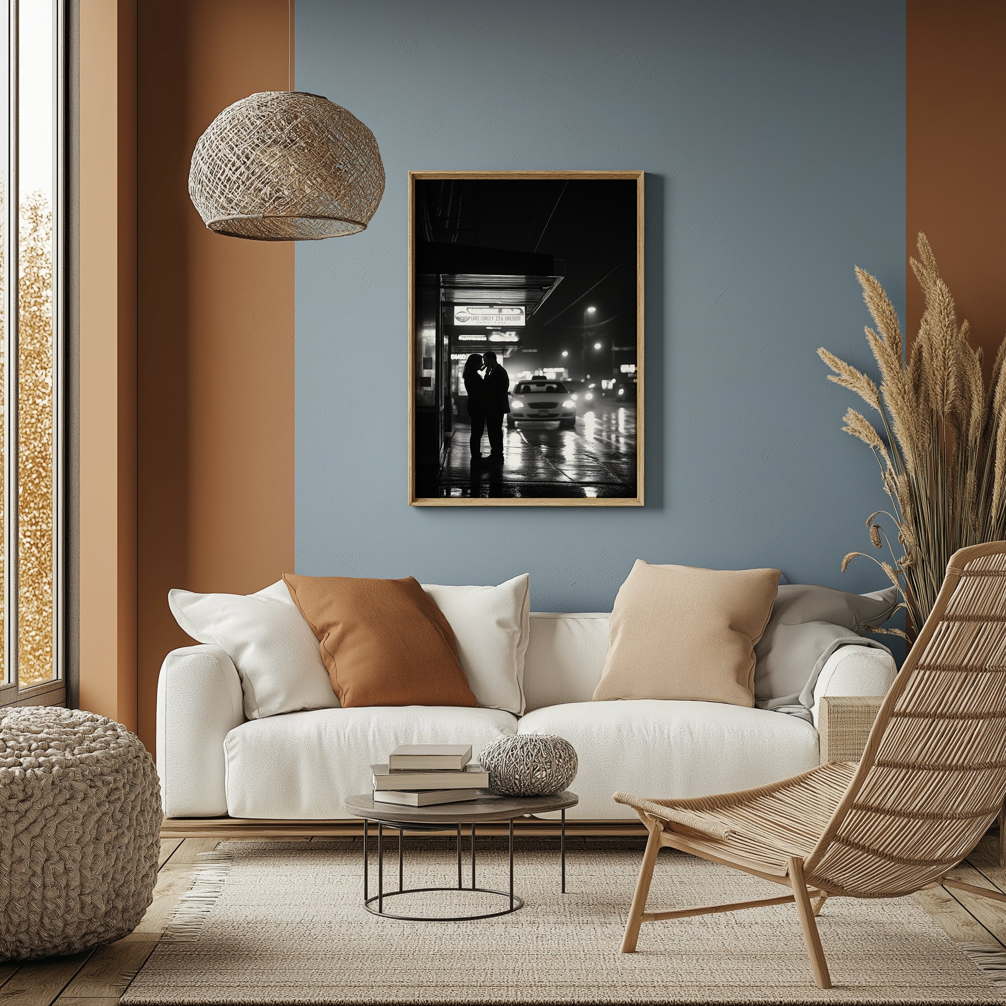 Window of Love Wall Art Print — Romantic View Poster