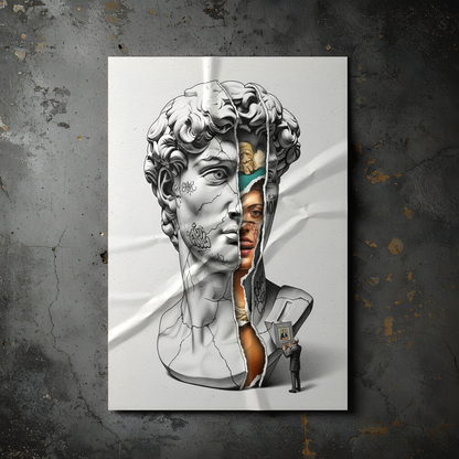 Katmanlar - Sürrealist Tablo Boyutlarında ve Yüksek Kaliteli Poster