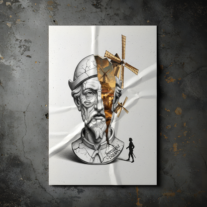 Impossible to Dream: Don Kişot Tablo Boyutlarında ve Yüksek Kaliteli Poster