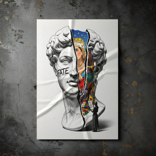 Fate Tarot — Surreal David Bust Wall Art Print