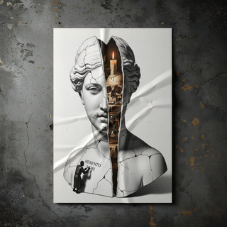 Memento Mori — Surreal Venus Vanitas Wall Art Print