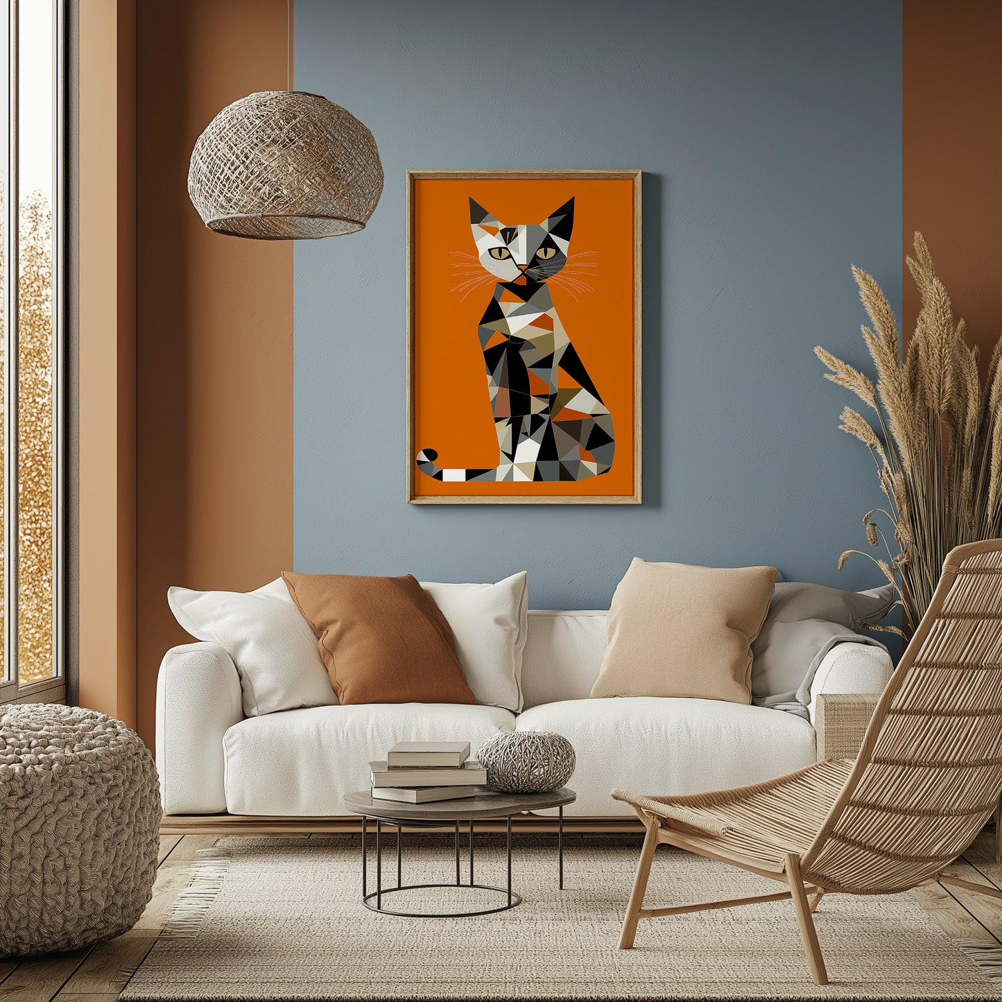 Shapes of a Cat Tablo Boyutlarında ve Yüksek Kaliteli Poster