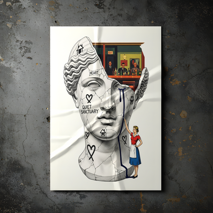 Quiet Sanctuary: Hopper Tablo Boyutlarında ve Yüksek Kaliteli Poster