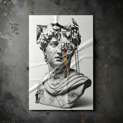 The Scream of War: Guernica Tablo Boyutlarında ve Yüksek Kaliteli Poster