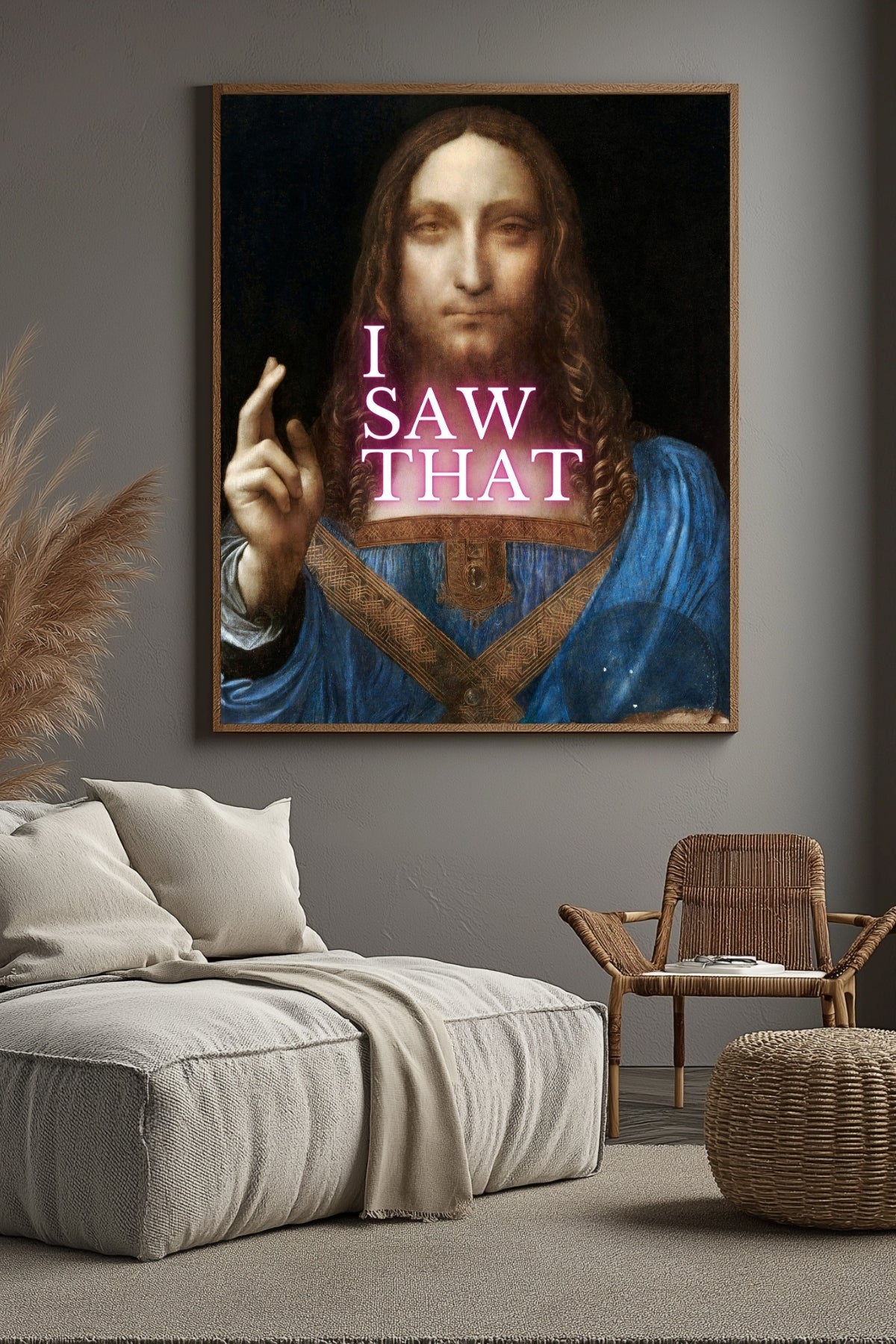 I Saw That Wall Art Print — Watchful Quote Poster