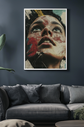 Rising Hope Wall Art Print — Optimistic Inspirational Quote Poster
