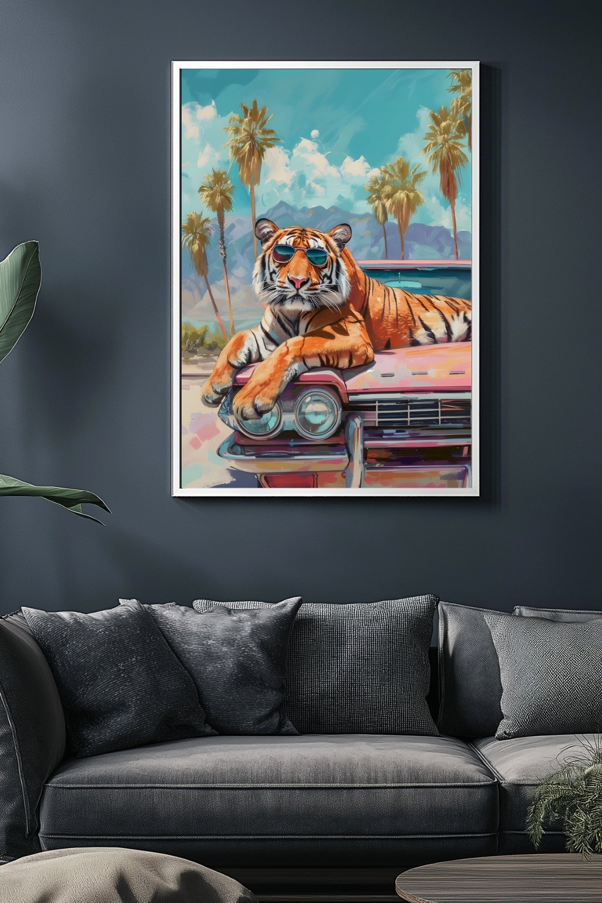 Tropical Swagger Wall Art Print — Bold Tropical Aesthetic Poster