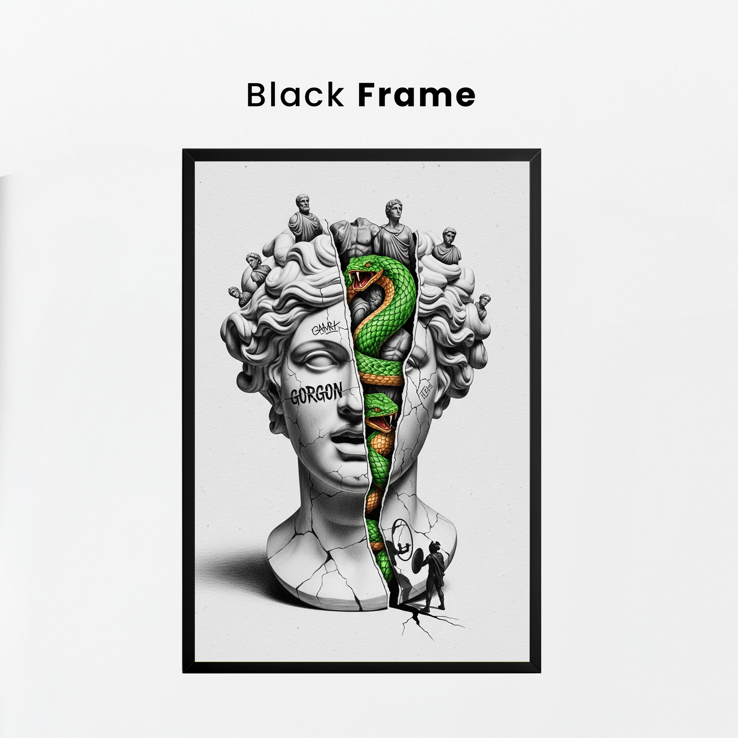 Gorgon: Medusa Tablo Boyutlarında ve Yüksek Kaliteli Poster