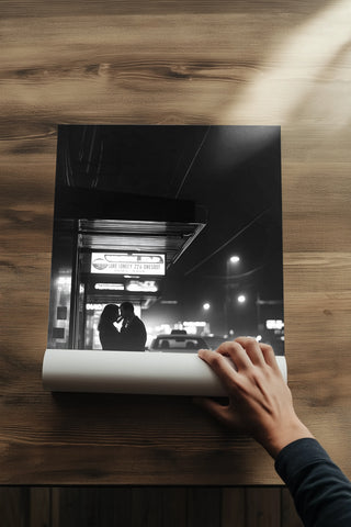 Window of Love Wall Art Print — Romantic View Poster