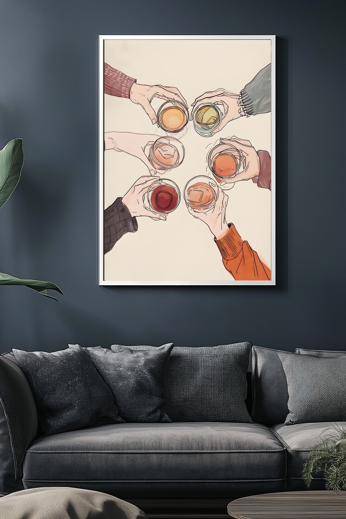 Salude Wall Art Print — Spanish Cheers Toast Quote Poster