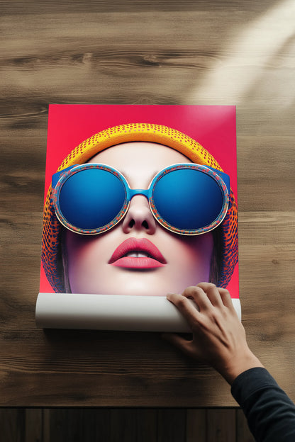 Color Burst Tablo Boyutlarında ve Yüksek Kaliteli Poster