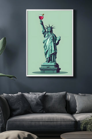 Independent Elegance Wall Art Print — Sophisticated Feminine Quote Poster