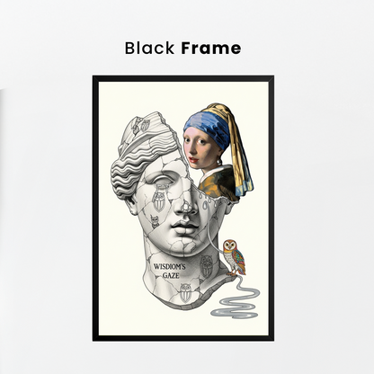 Wisdom's Gaze: İnci Küpeli Kız Tablo Boyutlarında ve Yüksek Kaliteli Poster
