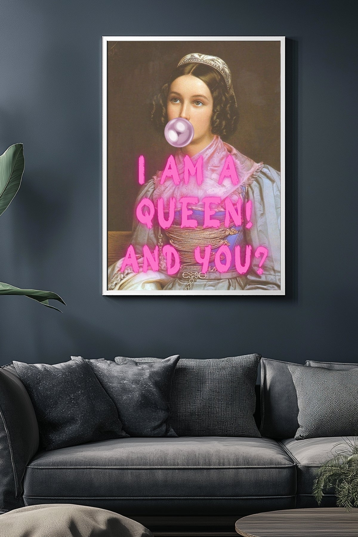 I Am Quinn Wall Art Print — Bold Anti-Hero Quote Poster