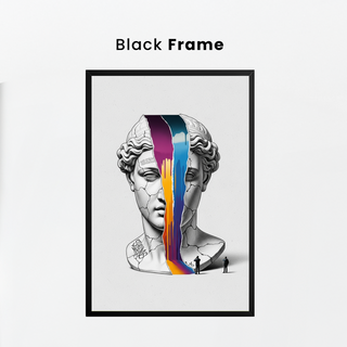Silence — Surreal Venus Bust Wall Art Print