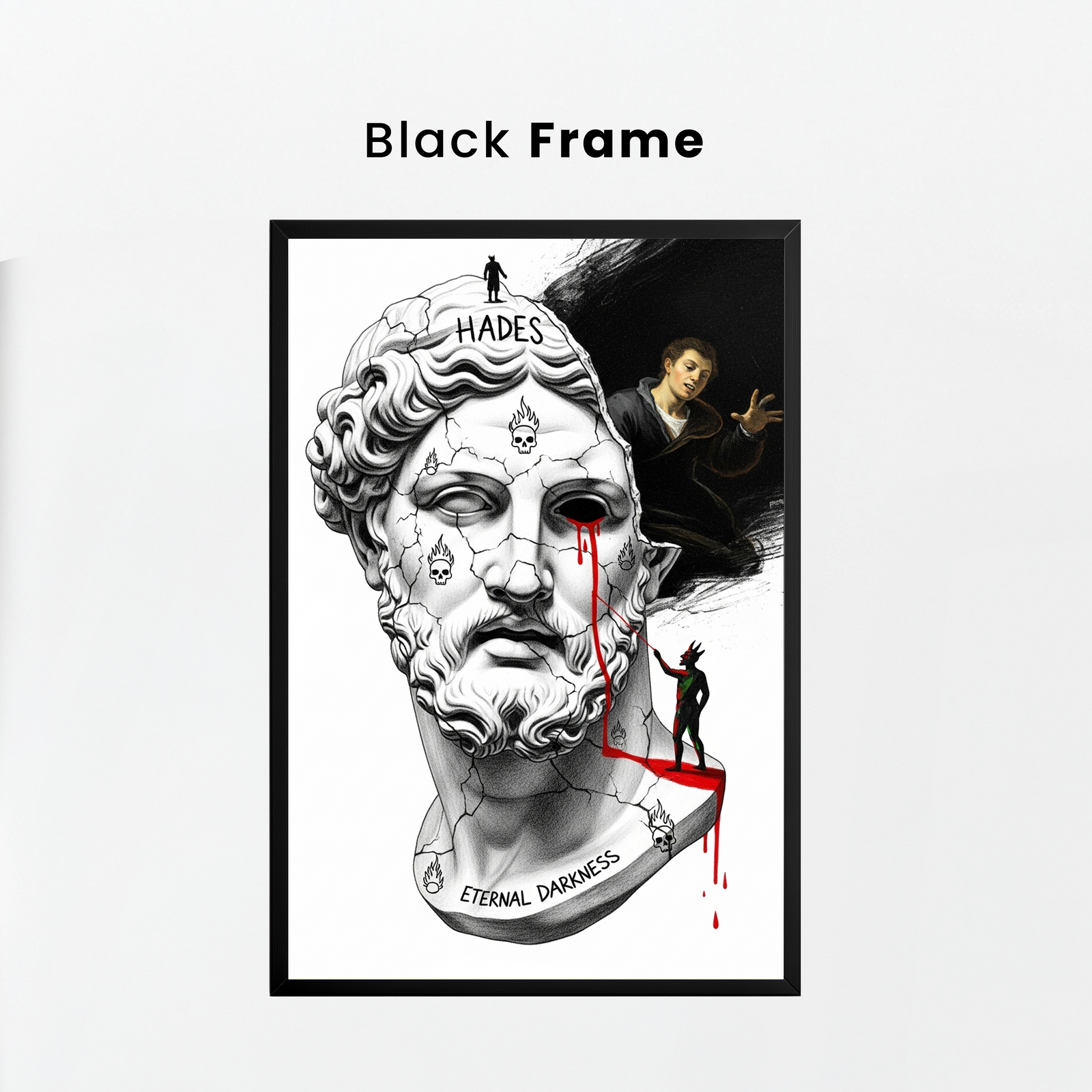 Eternal Darkness — Hades Mythology Wall Art Print