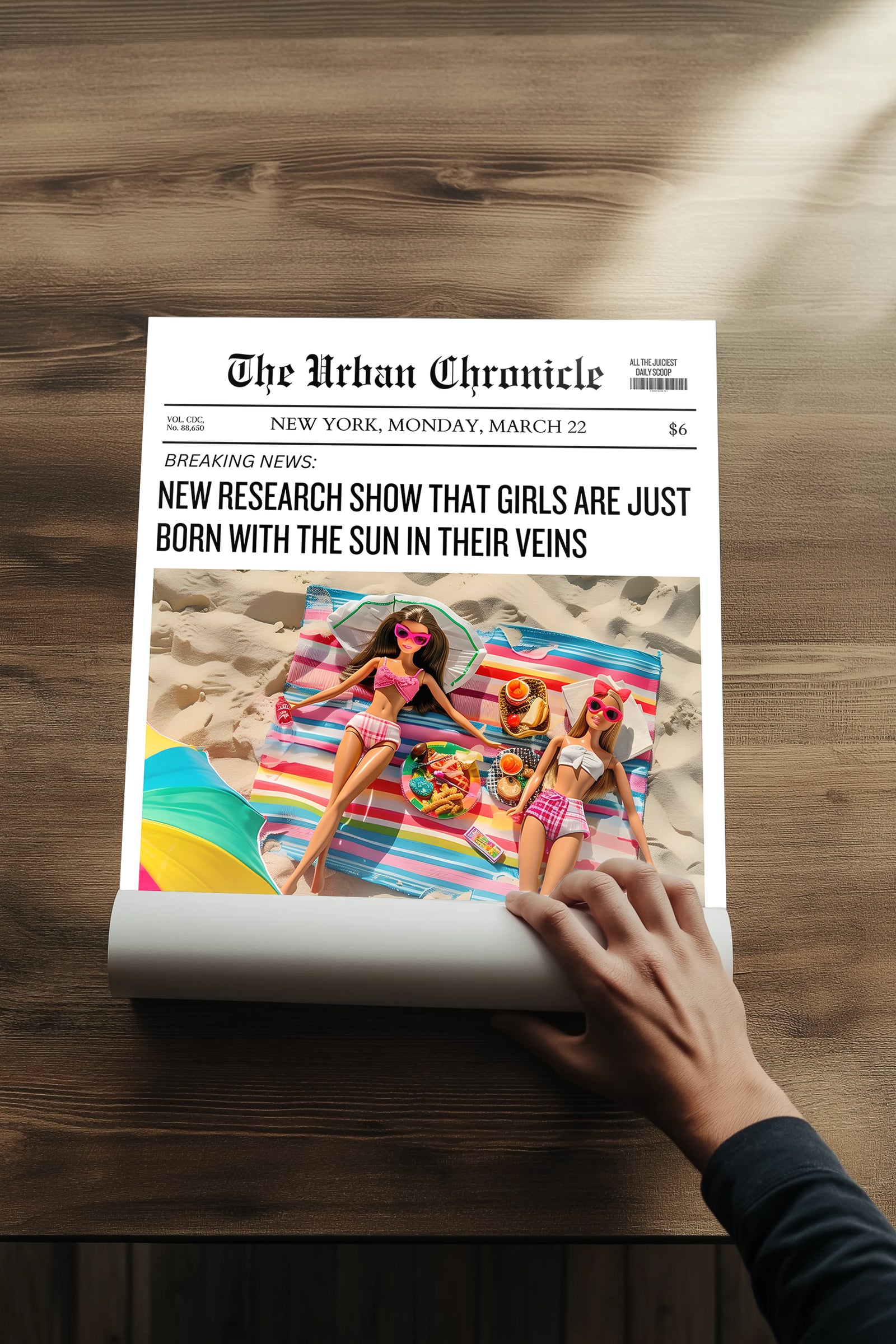 Summer Glow Wall Art Print — Golden Hour Aesthetic Poster