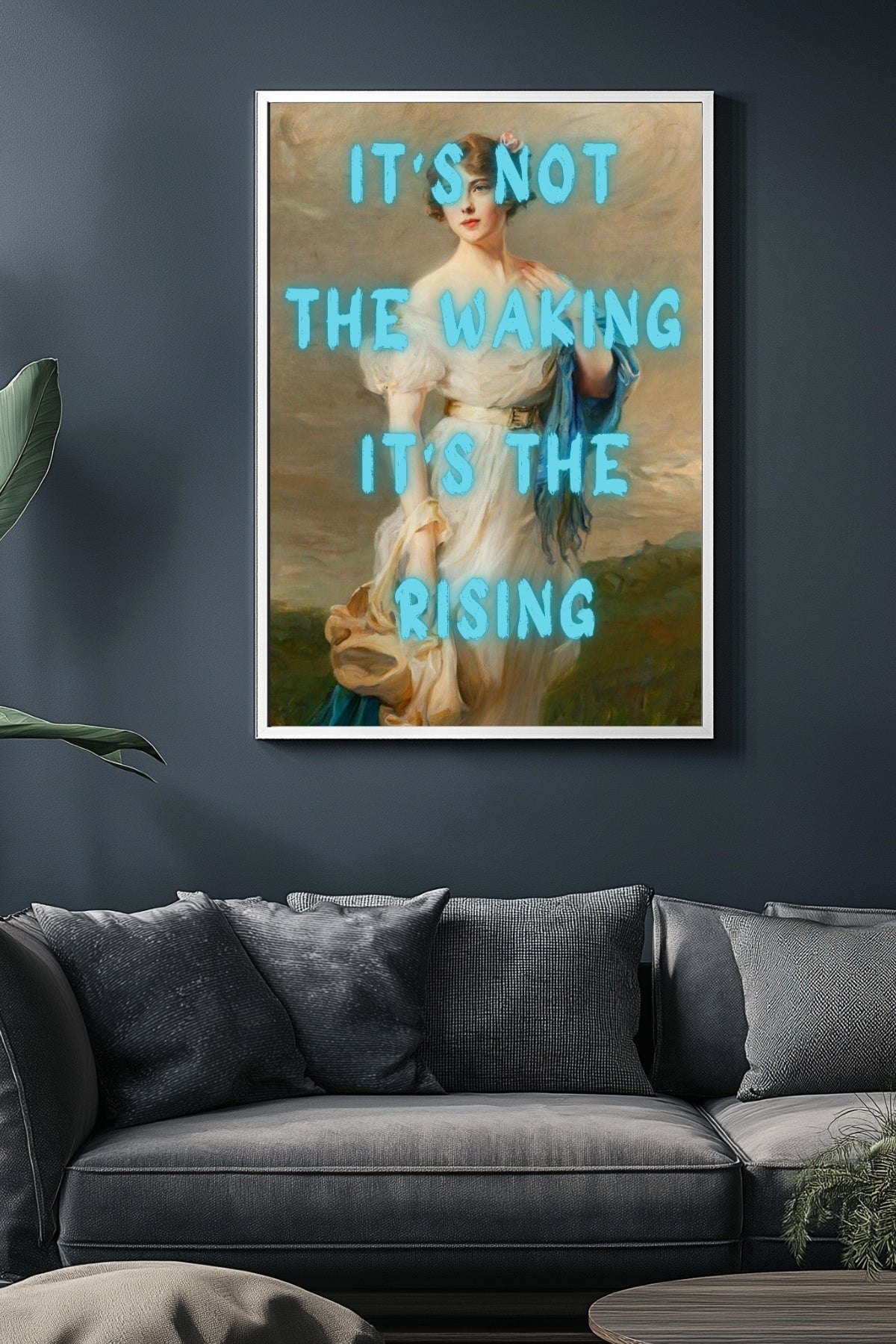It's the Rising Wall Art Print — Empowering Self-Growth Quote Poster