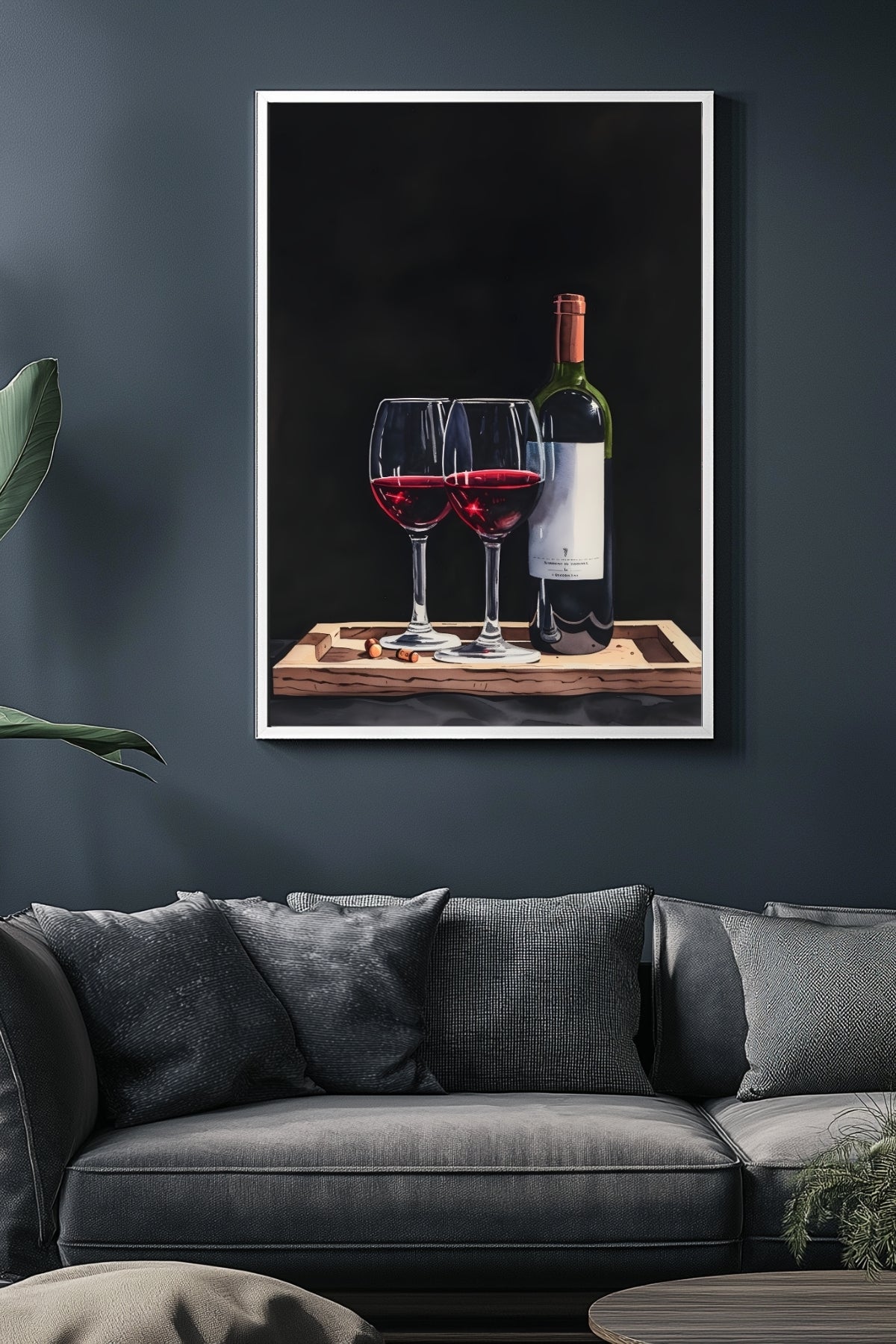 Evening Elegance Wall Art Print — Sophisticated Cocktail Hour Poster