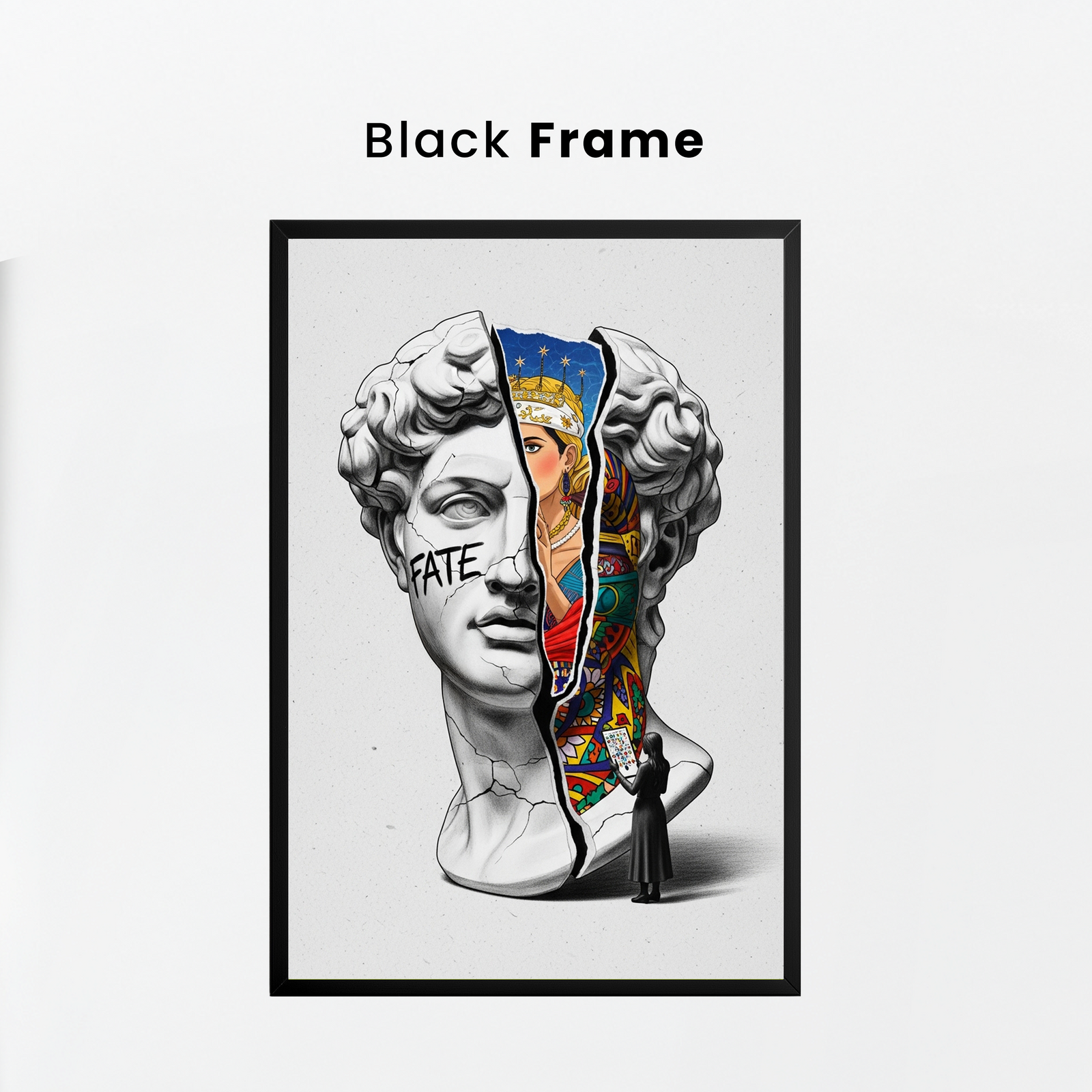 Fate Tarot — Surreal David Bust Wall Art Print