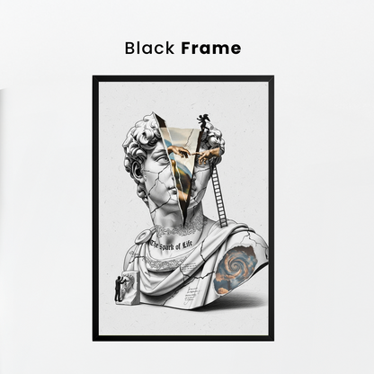 The Spark of Life: Michelangelo Tablo Boyutlarında ve Yüksek Kaliteli Poster