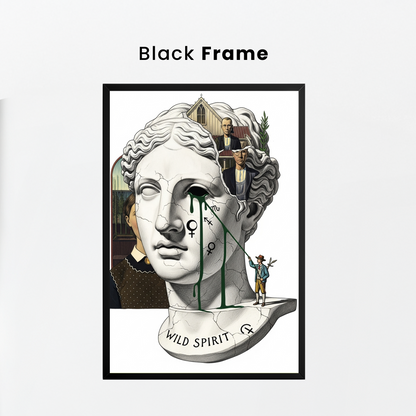 Wild Spirit: American Gothic Tablo Boyutlarında ve Yüksek Kaliteli Poster