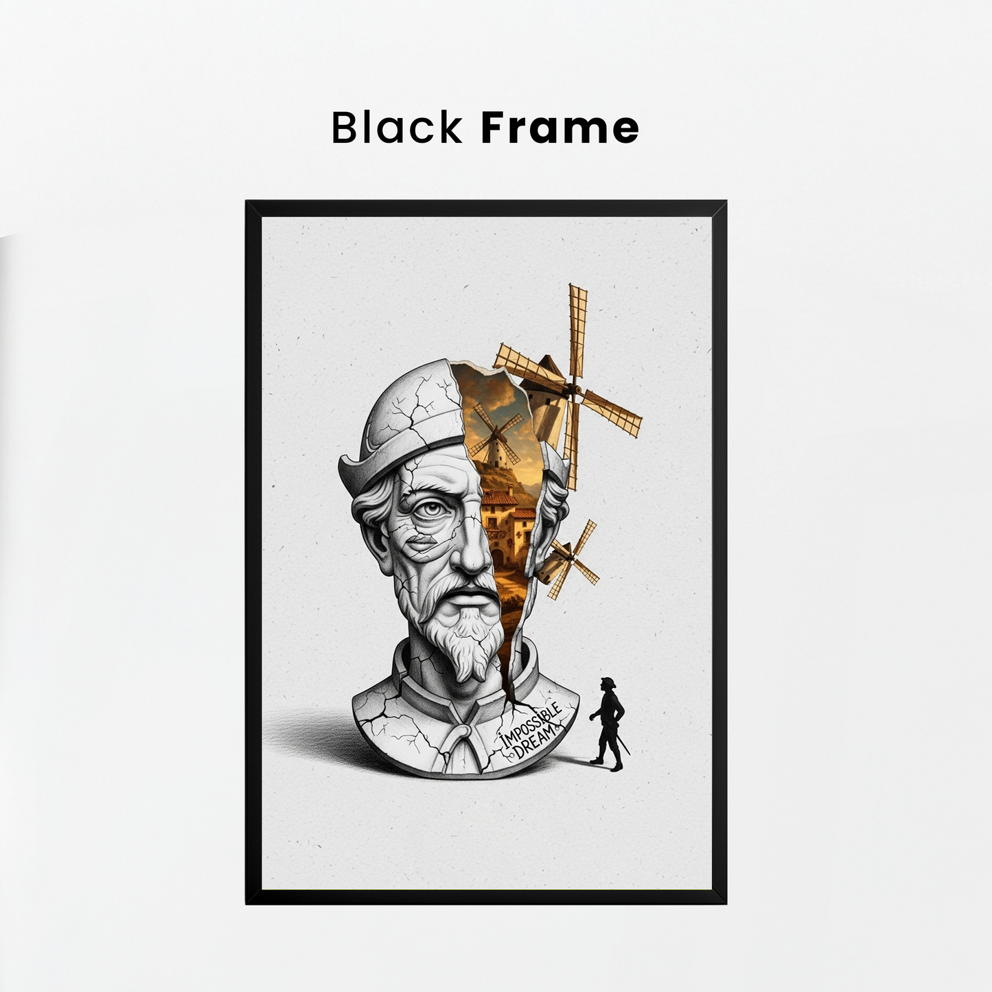 Impossible to Dream: Don Kişot Tablo Boyutlarında ve Yüksek Kaliteli Poster