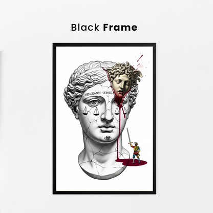 Vengeance Served: Medusa Tablo Boyutlarında ve Yüksek Kaliteli Poster