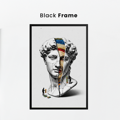 Mozaik - Sürrealist Tablo Boyutlarında ve Yüksek Kaliteli Poster