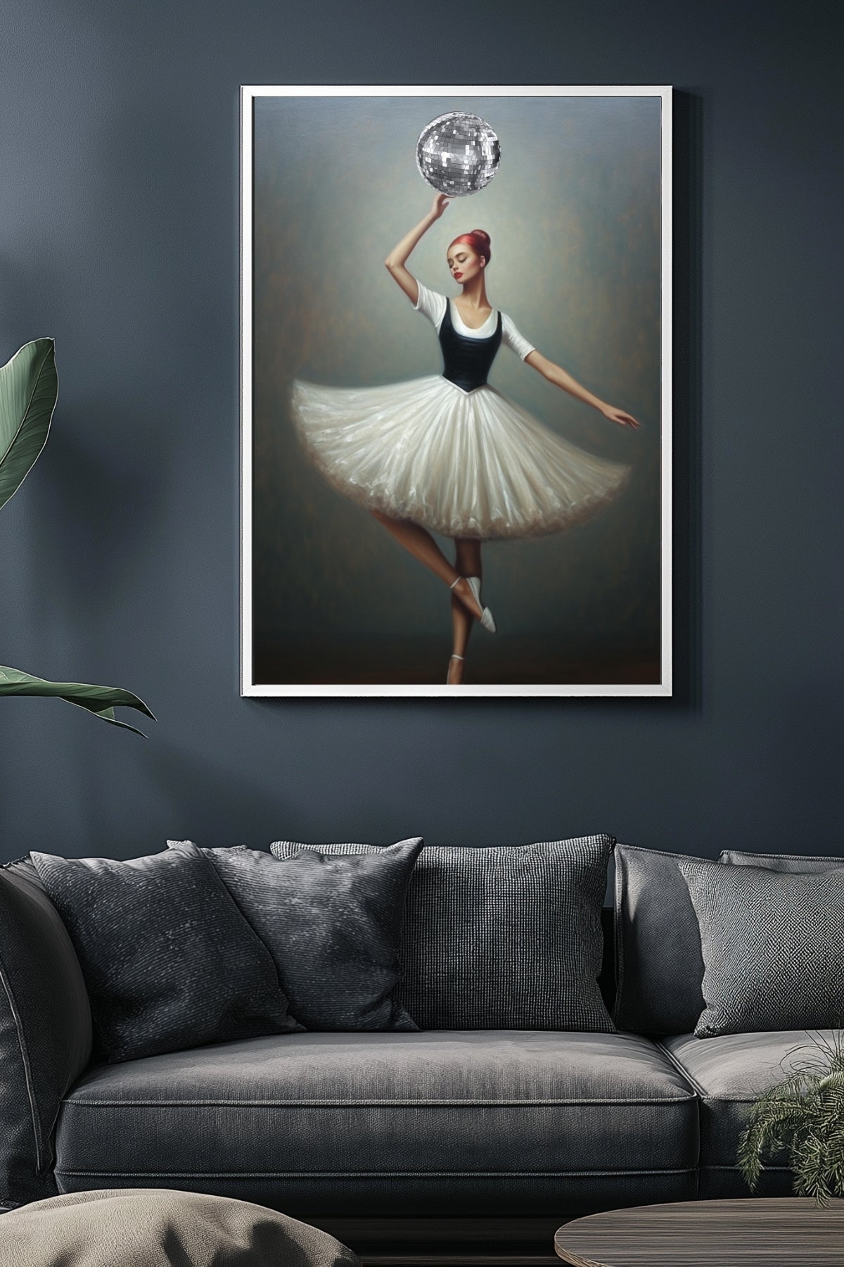 Twirl in Time Wall Art Print — Romantic Vintage Dance Poster