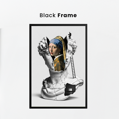 Glimmer of Truth: İnci Küpeli Kız Tablo Boyutlarında ve Yüksek Kaliteli Poster