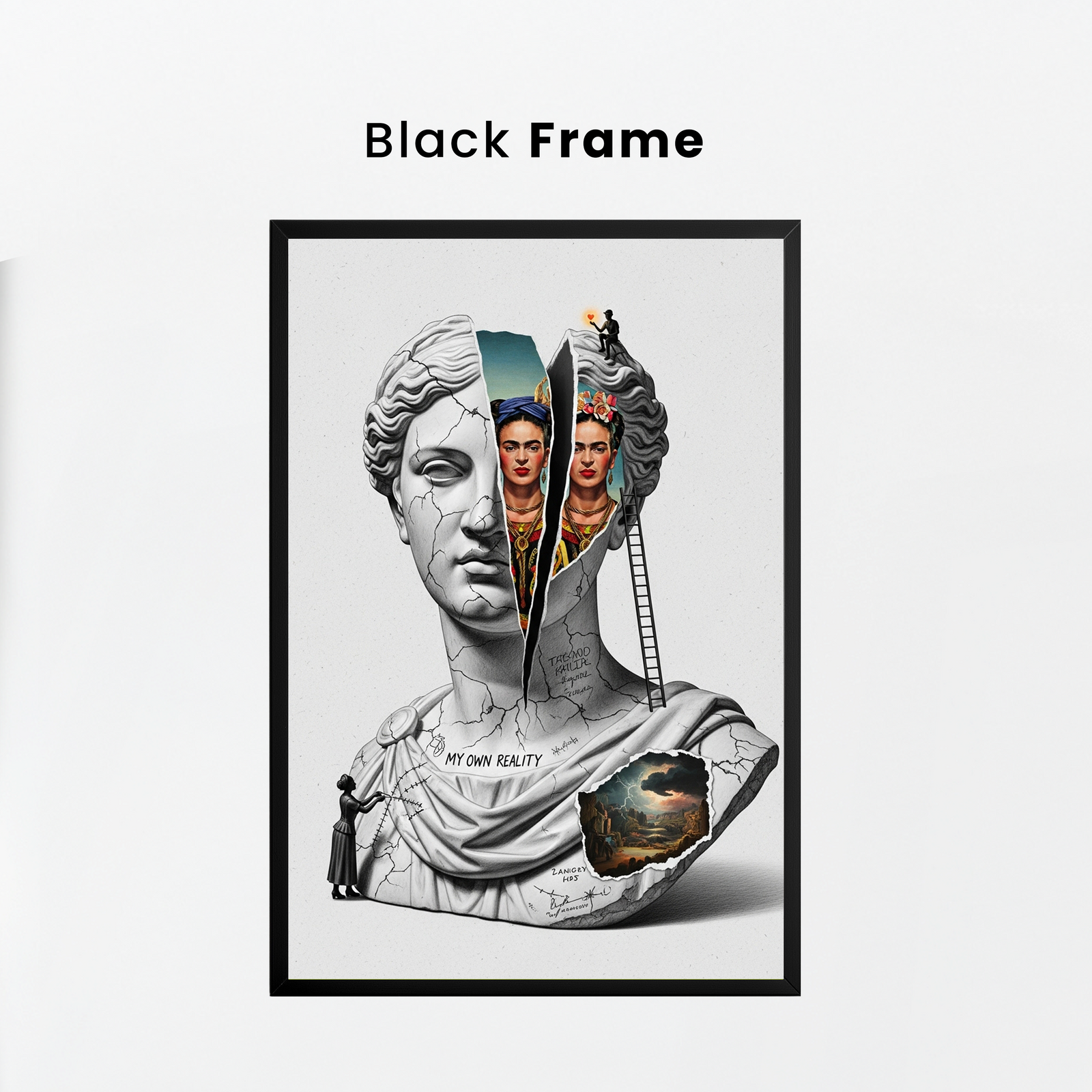 My Own Reality — Frida Kahlo Inspired Wall Art Print